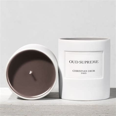 dior supreme oud|Oud Suprême Scented Candle: Fragrant Art of Living Candle .